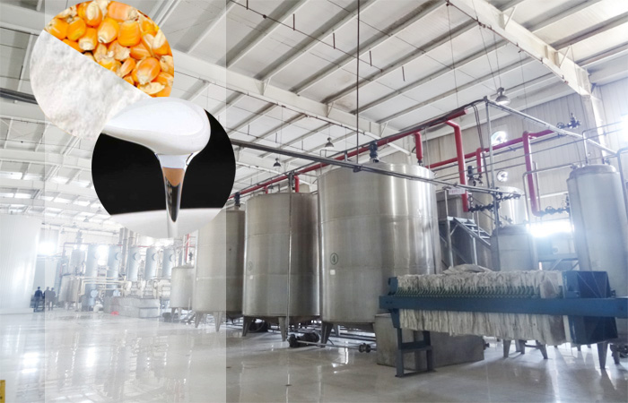 How converting corn starch into corn syrup ?