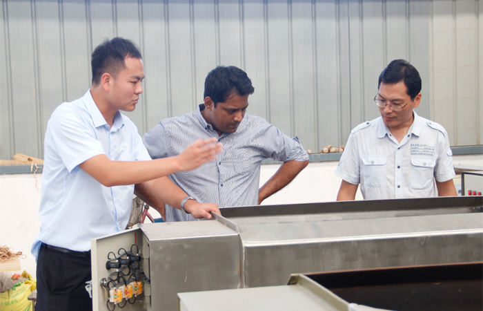 Bangladesh client visit for rice syrup production plant