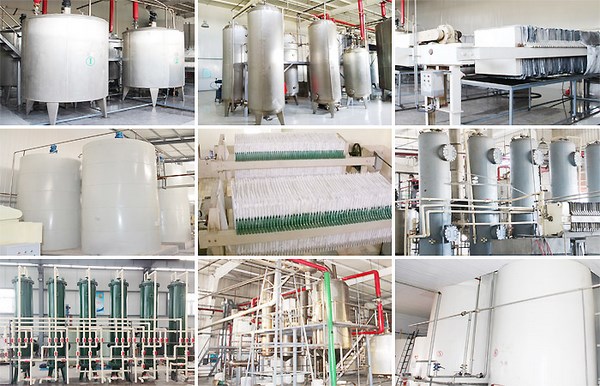 high fructose corn syrup production equipments