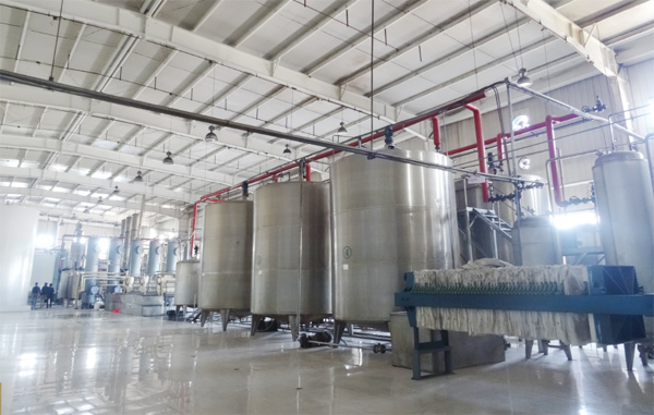 corn syrup processing plant