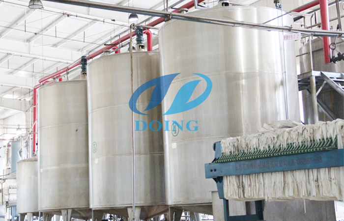 The fourth step of syrup production line-saccharification process